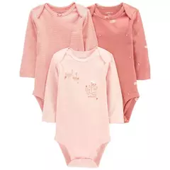 pack de body manga larga carters