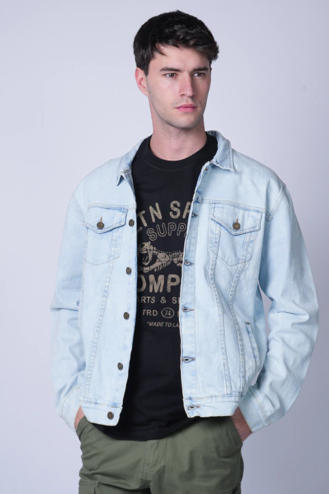 Campera Jean Light Blue