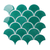 Malla Fika Fishscale Crackle Green 290X274mm