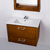 Vanitory Mueble Baño Campi Rovere 80 Colgante C/ Mesada Loza 3 Orificios