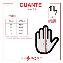 PAR GUANTE ARQ. ADULTO MAX 2.5 AMARILLO (05G00650) - tienda online