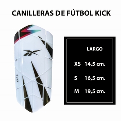 Imagen de PAR CANILLERA FUTBOL KICK REEBOK BCO/FUC/CEL (19RFWH0G)