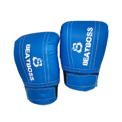PAR GUANTIN SINTETICO C/VELCRO BEAT BOSS AZUL (53A01720)