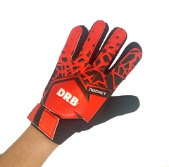 PAR GUANTES ARQUERO DRB ROCKET 4.0 ROJO/NEGRO (19DF0642) en internet