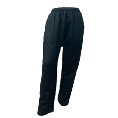 PANTALON JOGGING FRIZADO NEGRO (12IP0110)
