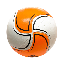 UNID.PELOTA FUTSAL DOYEN N4 PVC 8 GAJOS BLANCO/NARANJA (05BF040U) en internet