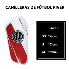 PAR CANILLERA FUTBOL ESTADIOS 24 RIVER (19LFA3RW) - tienda online