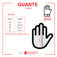 PAR GUANTE ARQ. NIÑO FLIGHT AZUL (05G00520) - tienda online