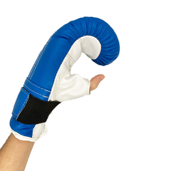 PAR GUANTIN SINTETICO C/VELCRO BEAT BOSS AZUL (53A01720)