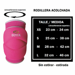 PAR RODILLERA ACOLCHADA ROSA NEON (06P00170) en internet