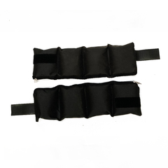 PAR TOBILLERA 1KG NEGRO (12T00110)