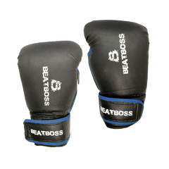 PAR GUANTES BOX HYBRID C/VELCRO NEGRO/AZUL (53A0130X)