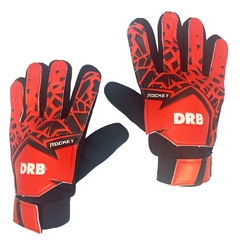 PAR GUANTES ARQUERO DRB ROCKET 4.0 ROJO/NEGRO (19DF0642)