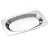 BANDEJA TRAVESSA OVAL ALUMINIO PORÇÃO PETISCO