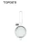 PENEIRA ACO INOX 16X32.3CM - TOP0875