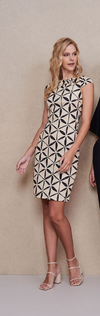 Vestido Estampa Azulejado ILICITO