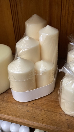 SET X 5 VELAS COLUMNA - PEPERIT