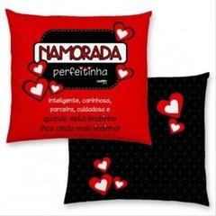 Capa Almofada Quadrada Namorada Perfeitinha