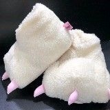 Pantufa Pe de Monstro Ovelha Rosa - comprar online
