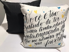 Capa Almofada Quadrada Pai - Qualidades