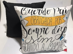 Capa de Almofada Quadrada Pai Dizer Sim