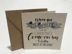 KIT CARTÃO DIA DOS PAIS com 90 cartoes - Happy Bee