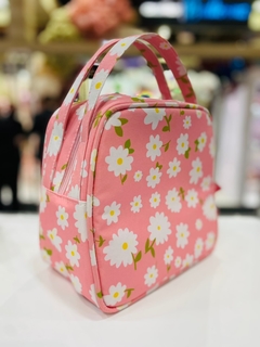 LANCHEIRA TÉRMICA FLORAL ROSA - comprar online