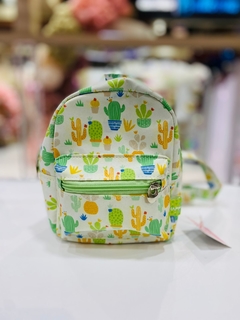 Mini Mochila Cultive O Amor CACTOS