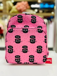 Mochila Média Gato Meow na internet
