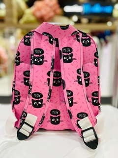 Mochila Média Gato Meow