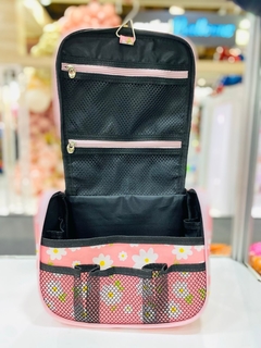 NECESSAIRE VIAGEM FLORAL ROSA - comprar online