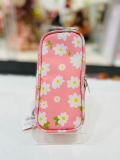 ESTOJO 50 PENS FLORAL ROSA