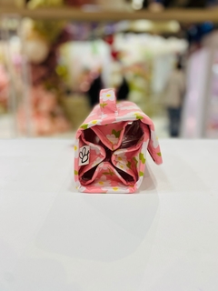 NECESSAIRE ROCAMBOLE FLORAL ROSA - comprar online