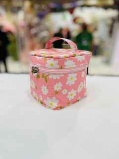 NECESSAIRE BOX FLORAL ROSA na internet