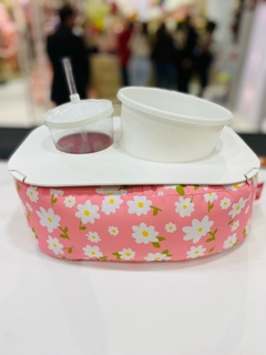 Almofada Bandeja Pipoca Floral