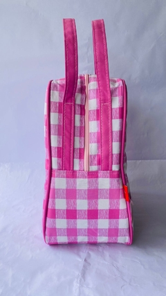 PORTA GARRAFA PARA PIC NIC ROSA na internet