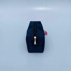NECESSAIRE BÁSICO AZUL MARINHO LINHO na internet