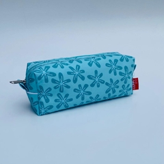 Necessaire Básico Floral Turquesa - comprar online