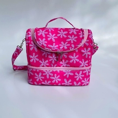 Lancheira Térmica Dupla Floral Pink - comprar online