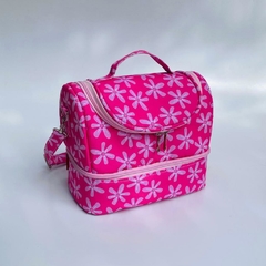 Lancheira Térmica Dupla Floral Pink