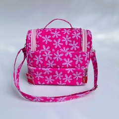 Lancheira Térmica Dupla Floral Pink - Happy Bee