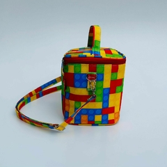 Lancheira Box Blocos Coloridos na internet