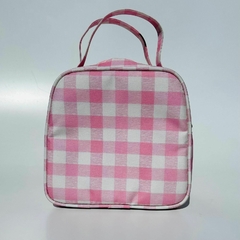 LANCHEIRA VB XADREZ ROSA