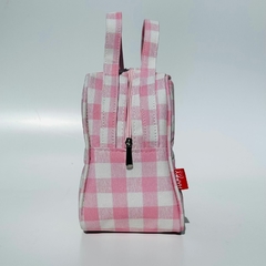 LANCHEIRA VB XADREZ ROSA - Happy Bee
