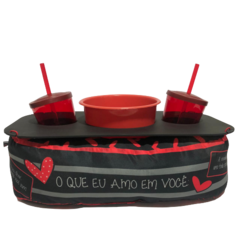 Almofada Pipoca Dupla O que Eu Amo