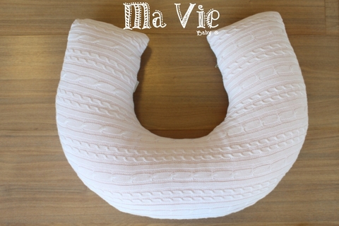 Almofada de amamentação Tricot Trança