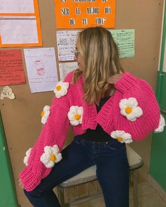 Cardigan flower - comprar online
