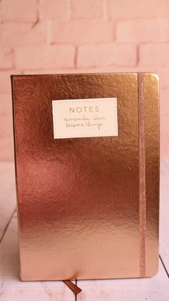 Libreta Metalic (con detalles en la tapa) - comprar online