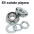 KIT CUBETA PLAYERA PLATEADO