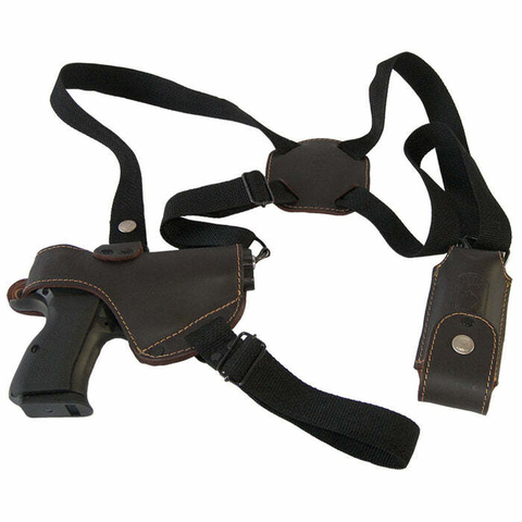 Sobaquera Suri uso horizontal en cuero